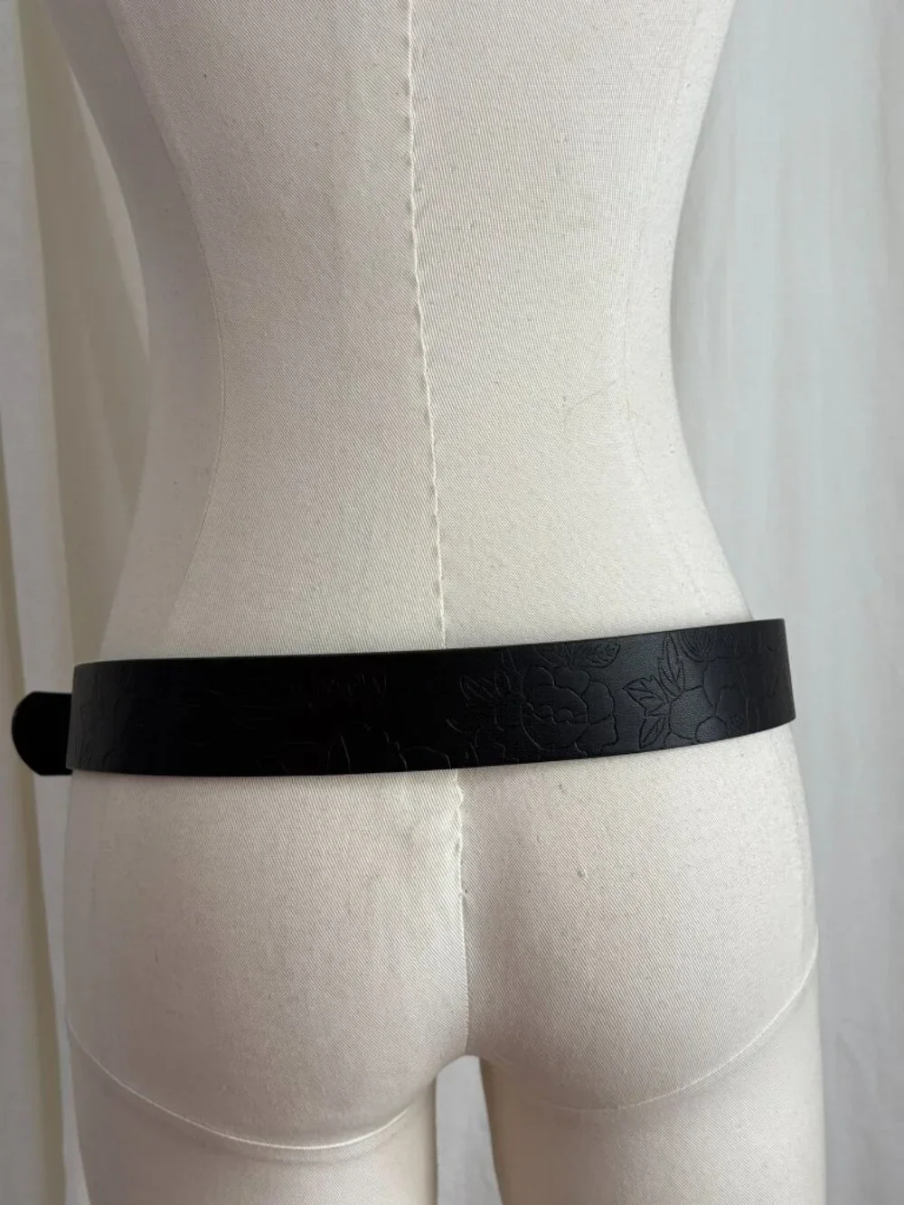 True Religion Belt Large Heart Buckle Black Silver Western Cowgirl Boho Y2K M/L